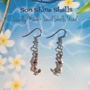 Mermaid Earrings (Handmade) (Nickel Free)